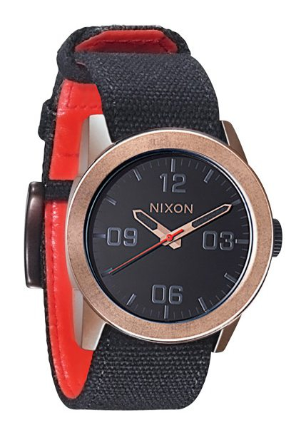 Nixon The Private Antique Copper / Black Herrenuhr A049872