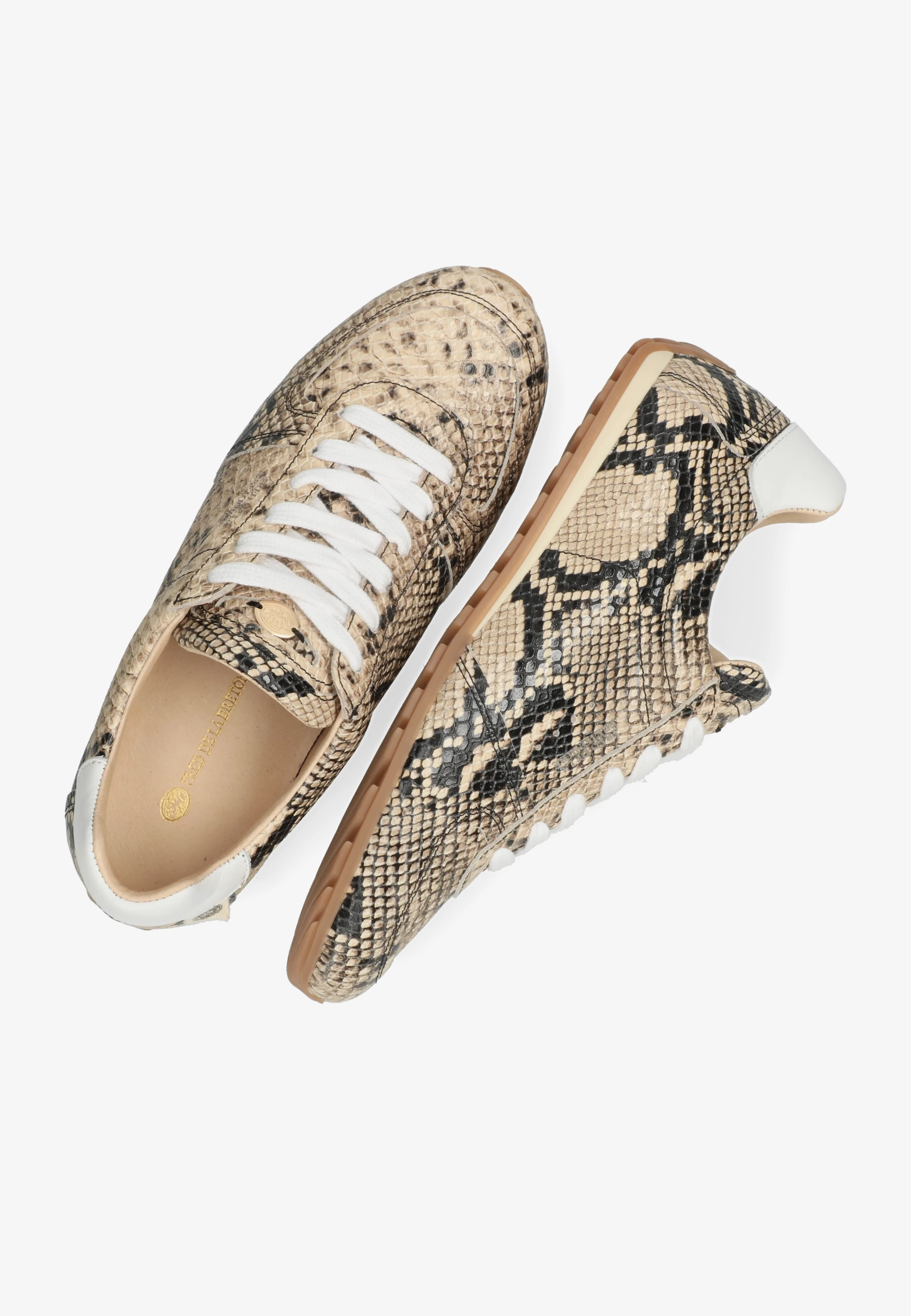 UTA BASE Sneaker snake Beige