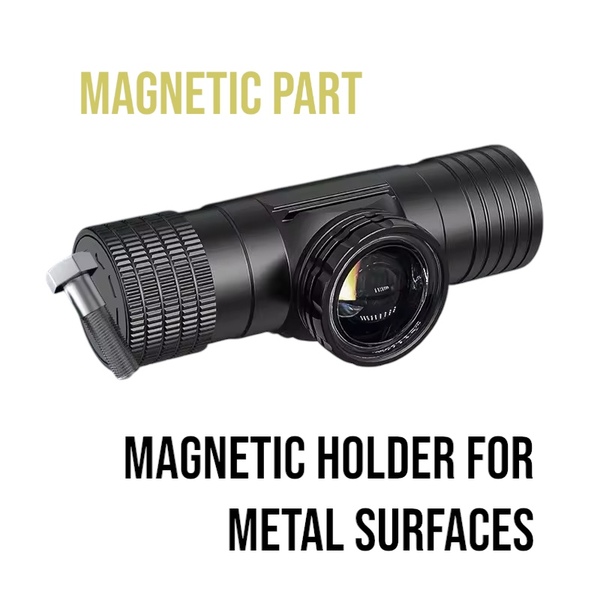 Lampe frontale Holdcarp à capteur avec zoom