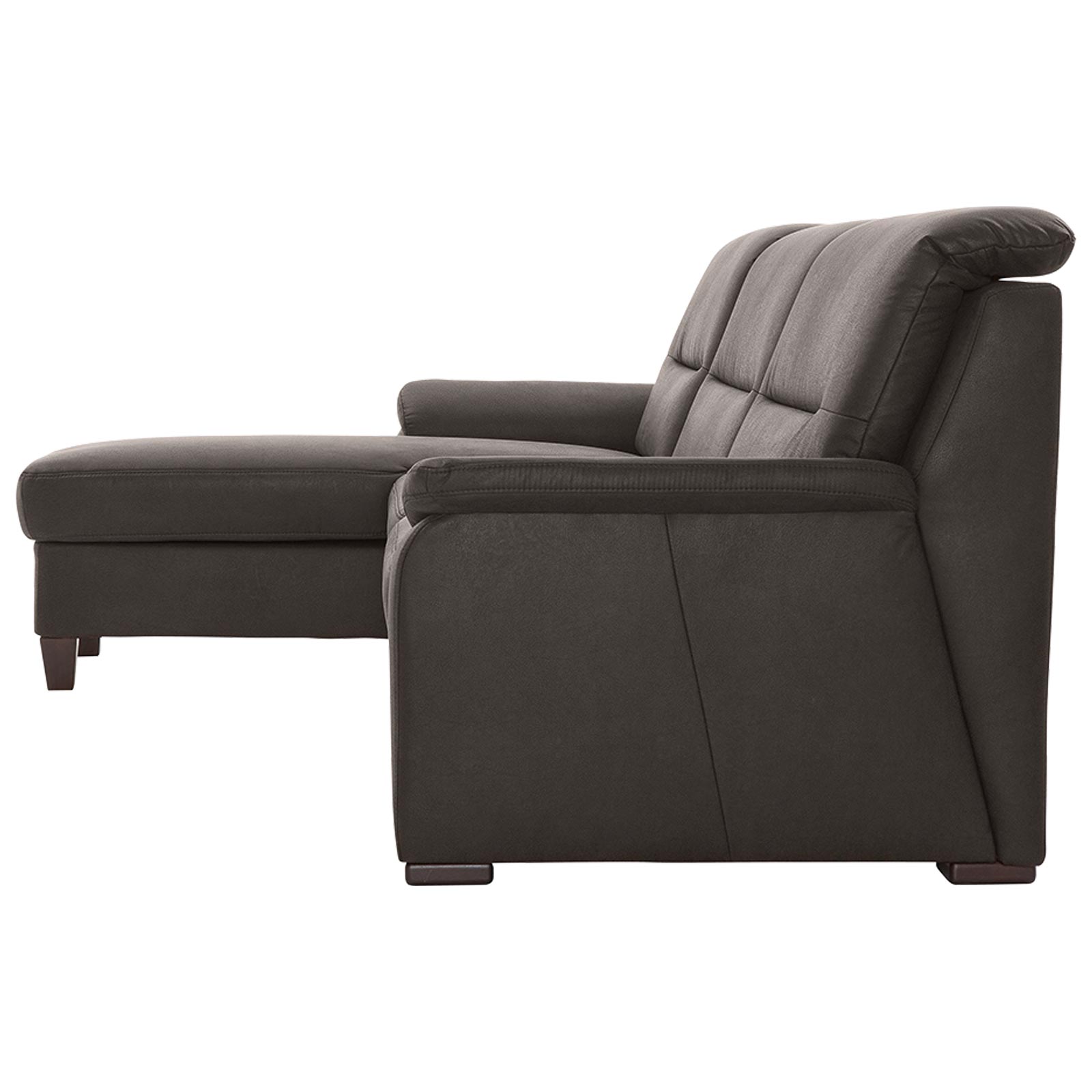 polsterpower Ecksofa - Saddle anthrazit - Basismodell - Recamiere links