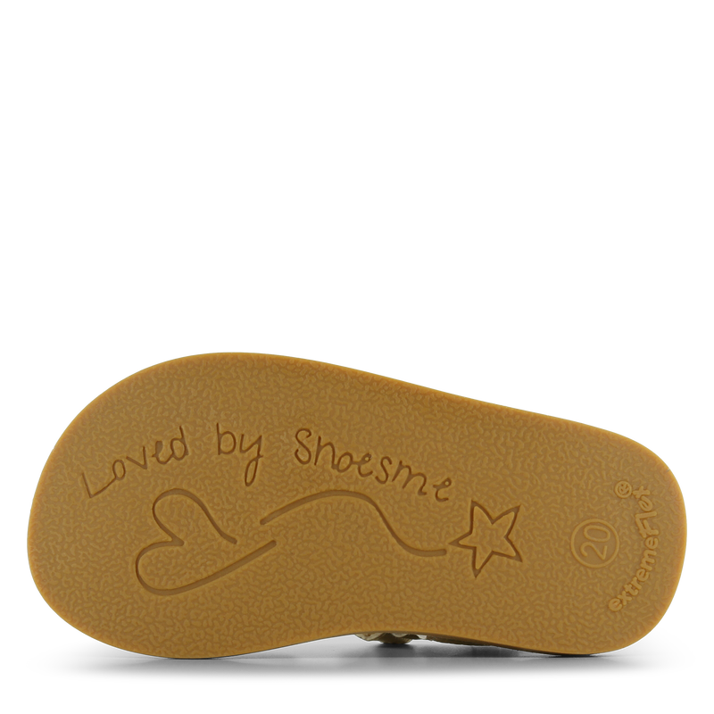 Shoesme metallic gouden sandaal Metallic, Microfiber leer | Meisjes schoene
