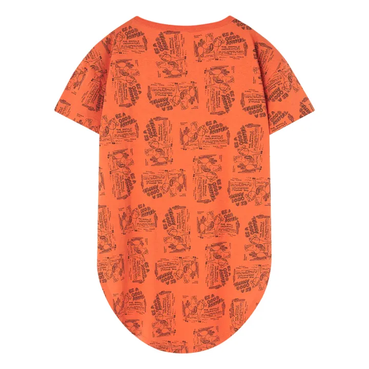 The Animals Observatory T-Shirt Hare Fantôme | Orange