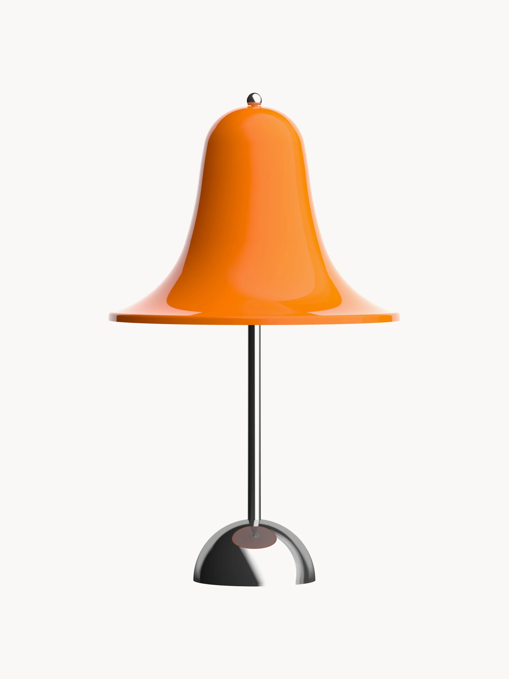 Kleine draagbare dimbare LED-tafellamp Pantop, design Verner Panton