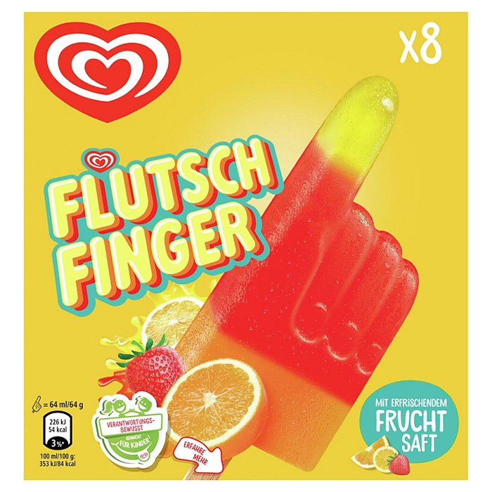 LANGNESE Kids & Classics Eiscreme 576 ml, Flutschfinger