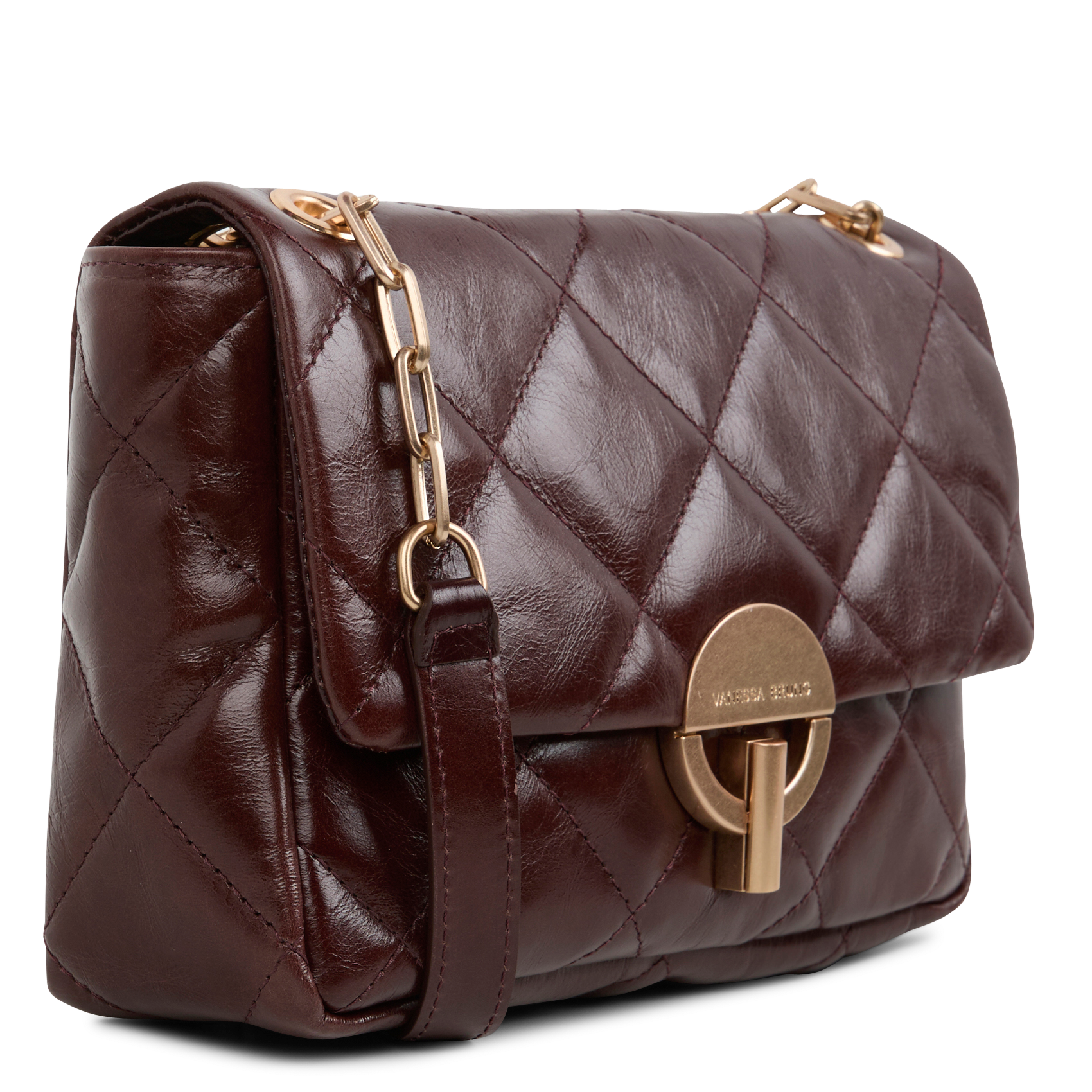 GRAND MOON - Sac bandoulière en cuir | Marron