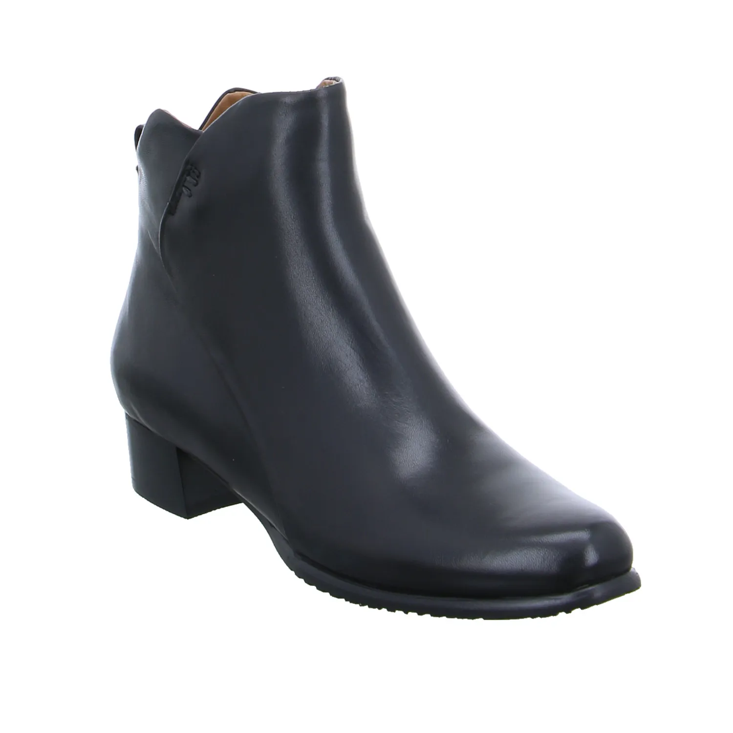 EVERYBODY Stiefelette Schwarz Leder