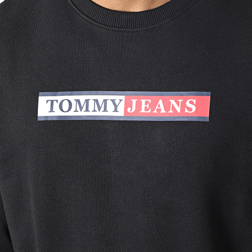 Sweat Crewneck Essential Graphic 5007 Noir