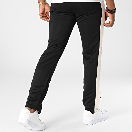 Pantalon Jogging A Bandes 2240172 Noir Beige