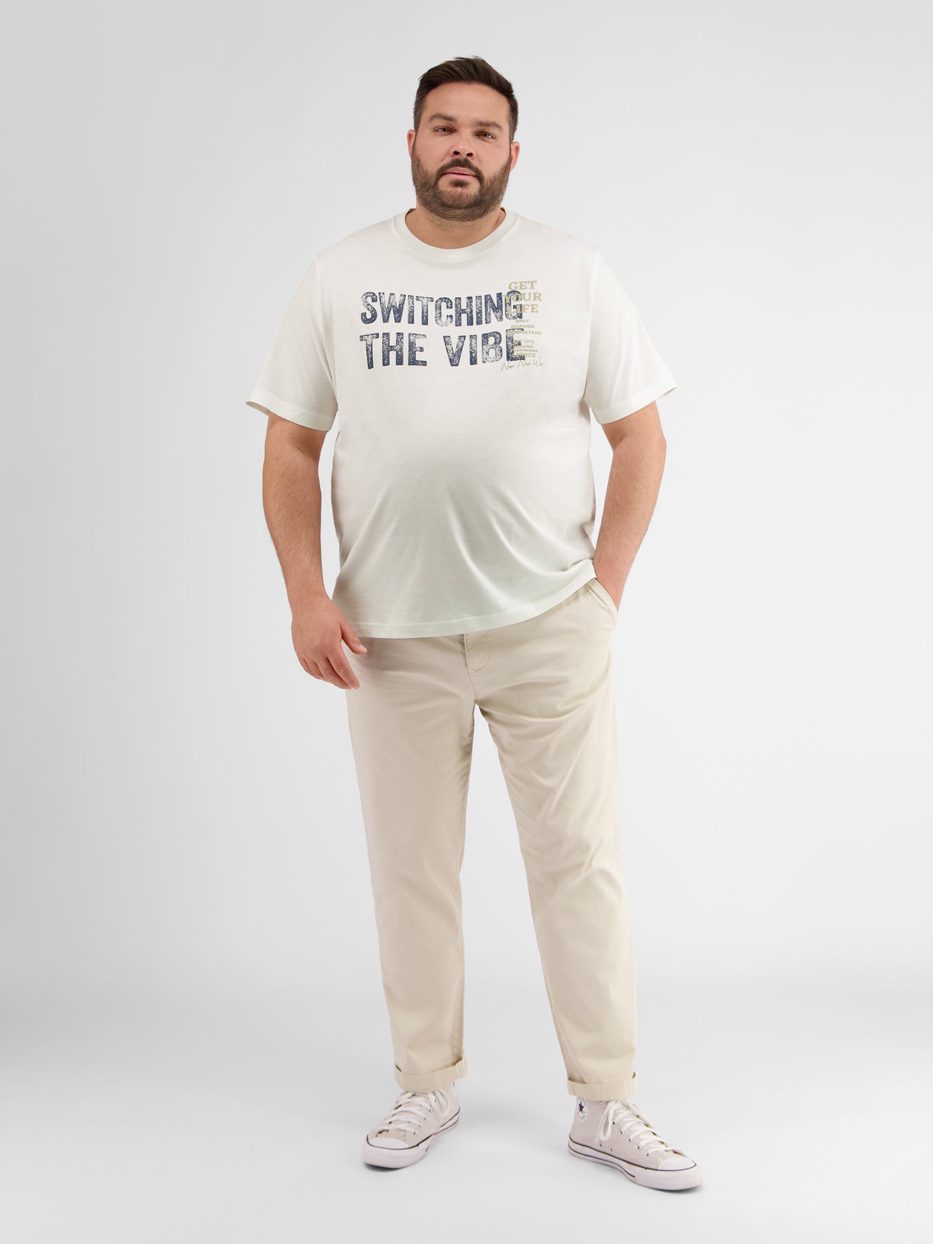 Herren T-Shirt mit Brust-Print