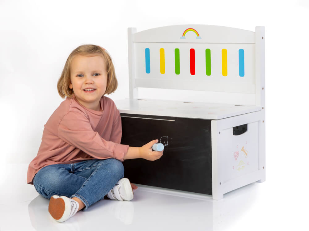 SpielMaus Holz 3 in 1 Sitzbank