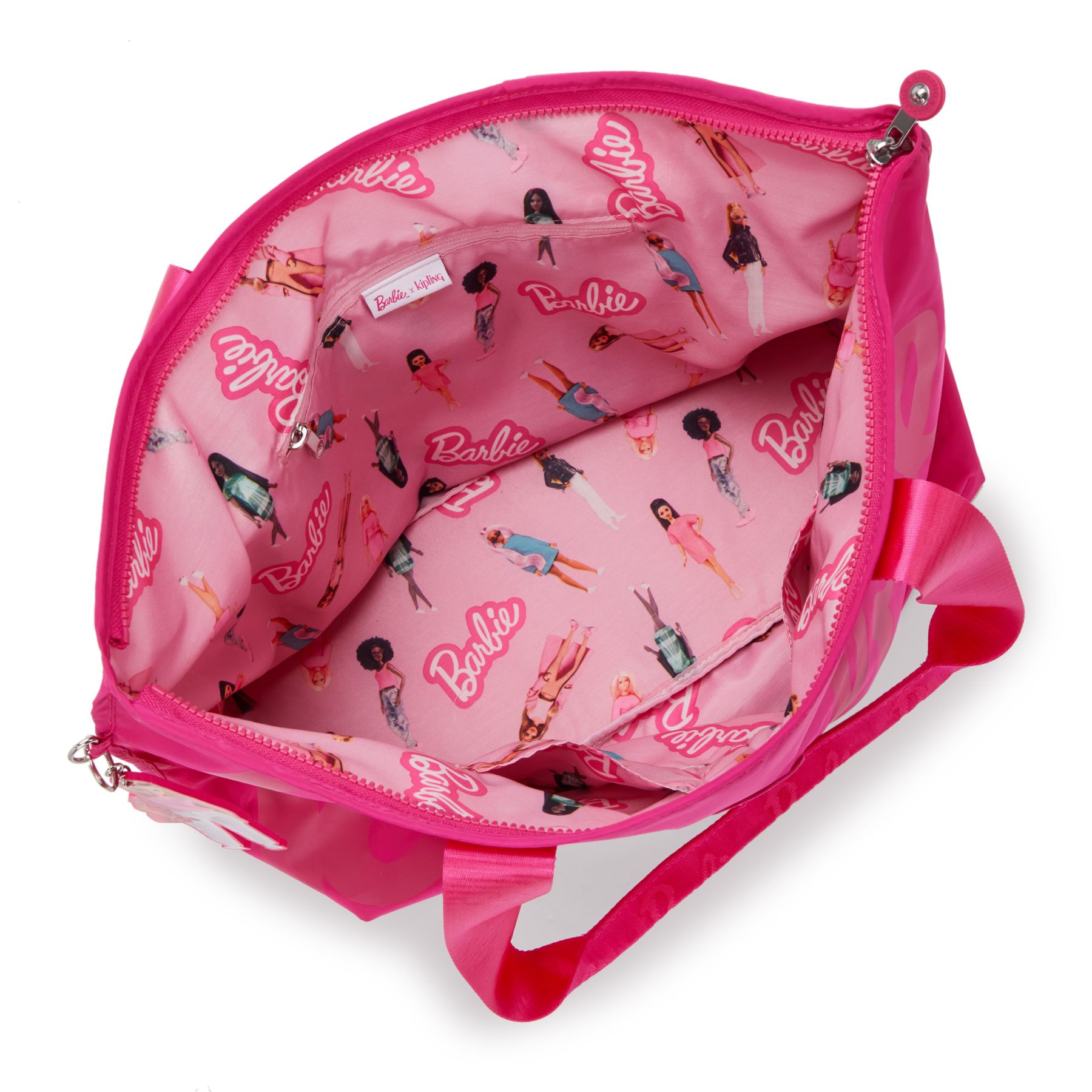 JACEY M Grand sac fourre-tout Barbie™ avec passant pour valise - Power Pink