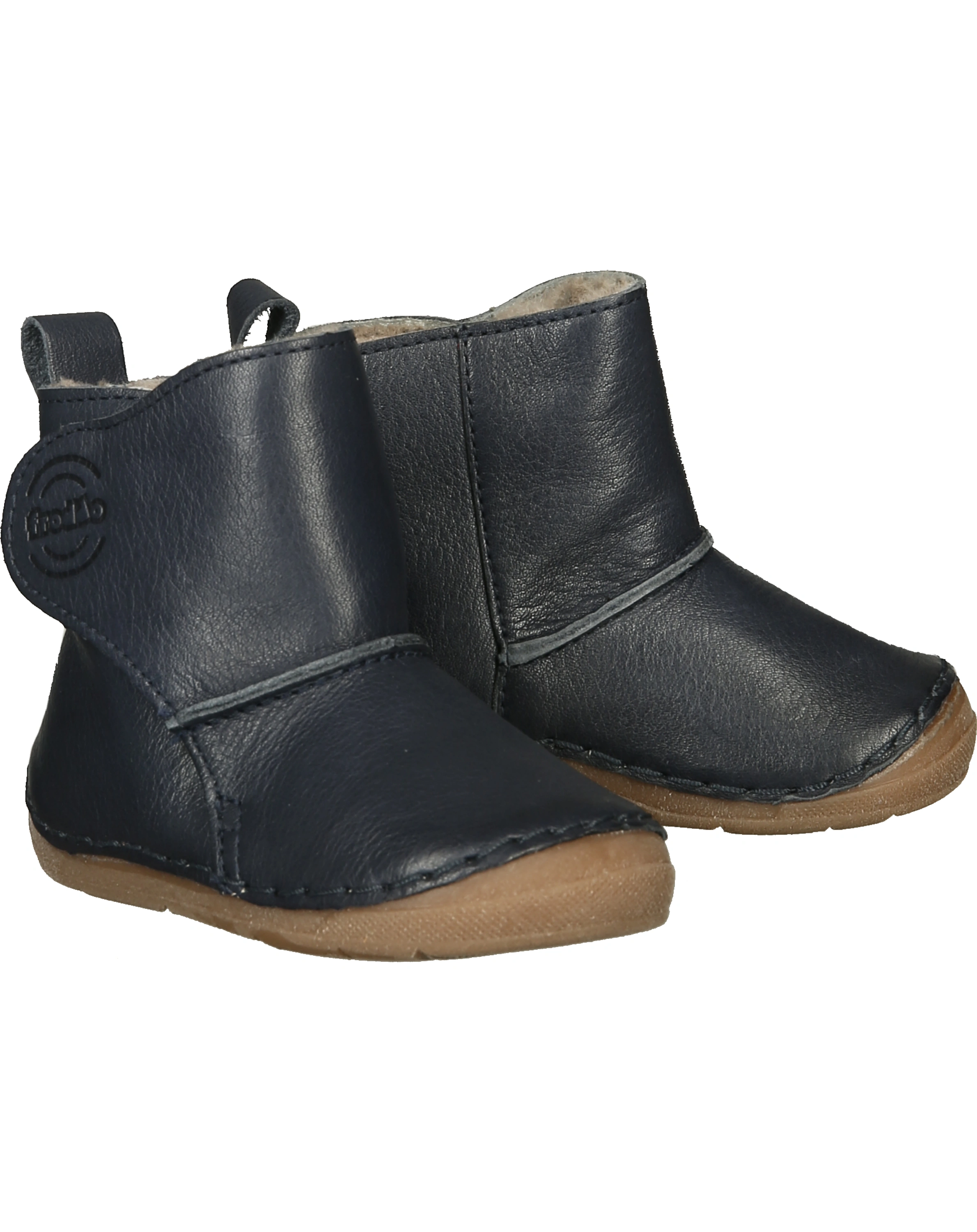 Leder-Klettstiefel PAIX WINTER in blue