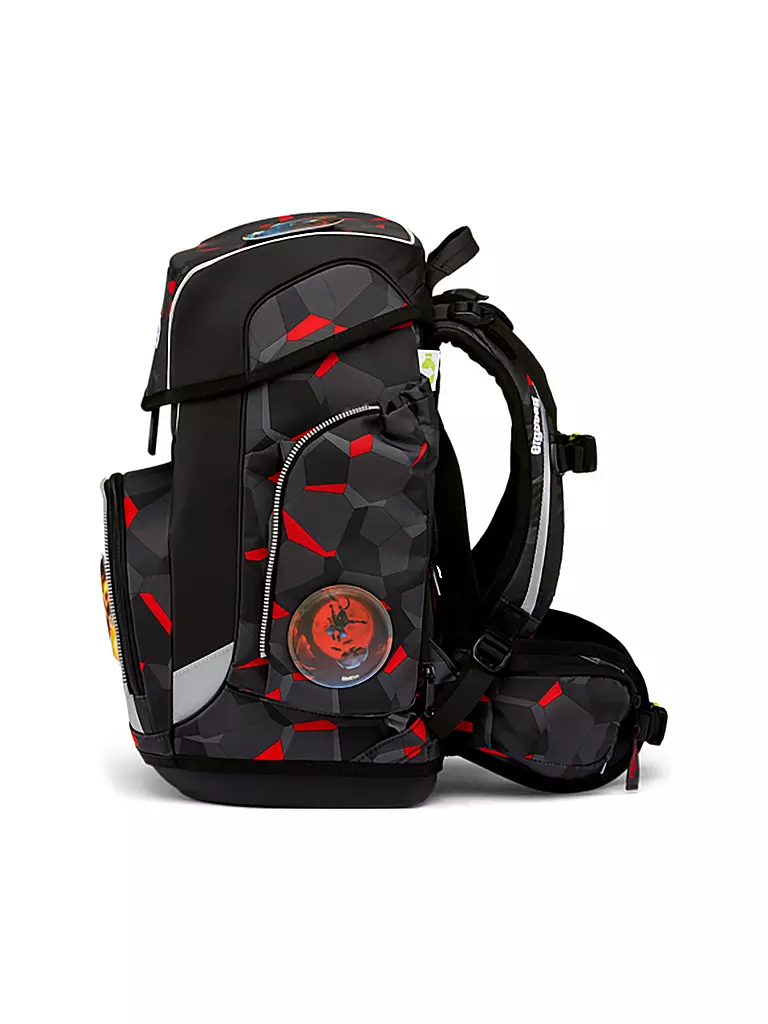 ERGOBAG Schultaschen Set 5tlg CUBO -  schwarz