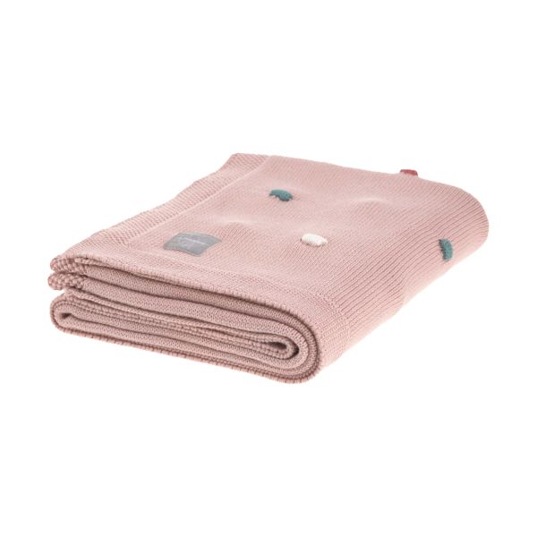 Laessig Dots Deken Dusky Pink