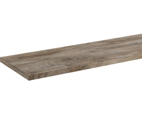 Maatwerk wastafelblad FACKELMANN Hype 3.0 Nature Oak, diepte 505 mm, breedtes van 600 tot 2200 mm