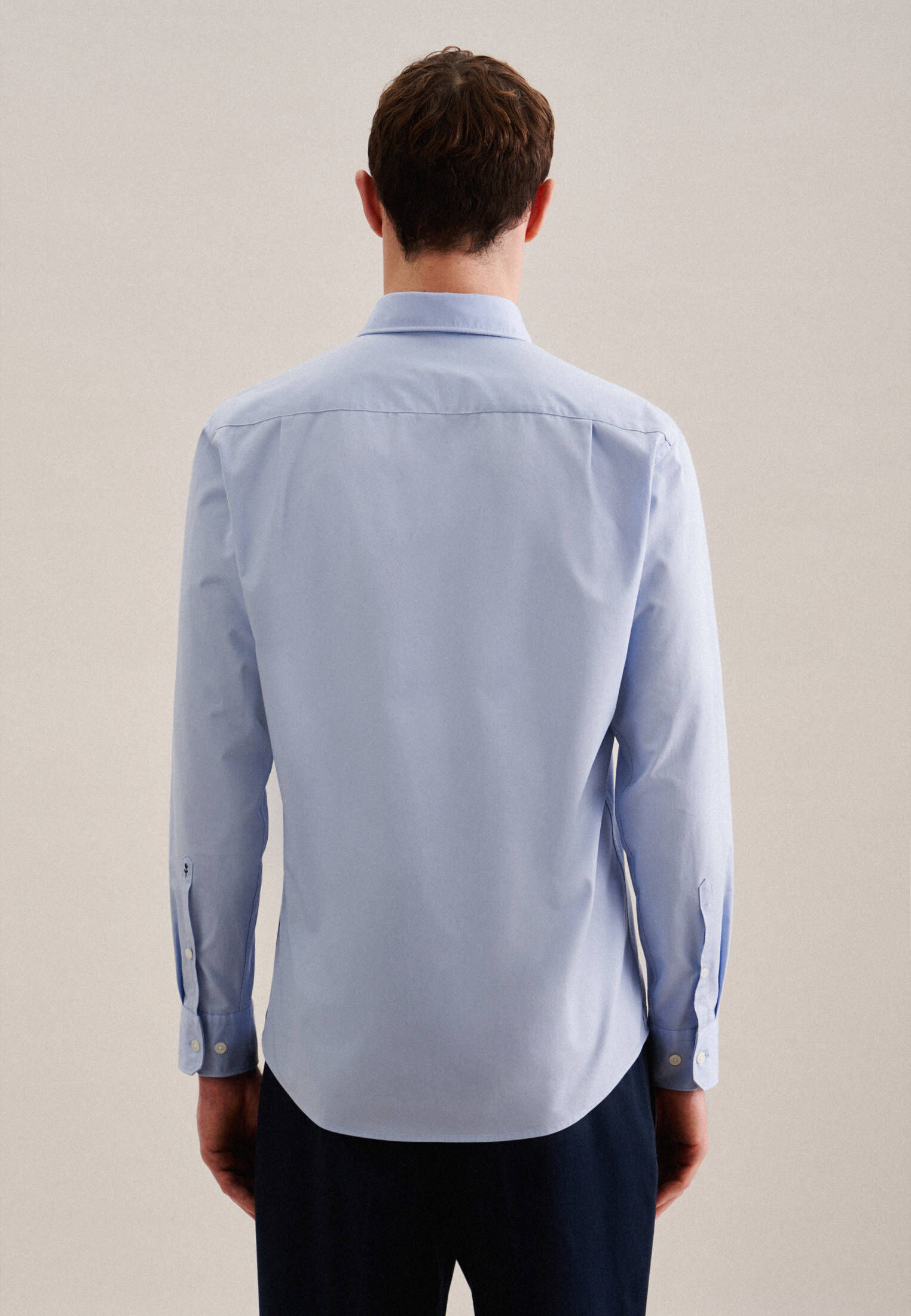 Seidensticker| Herren Casual Hemd Schwarze Rose