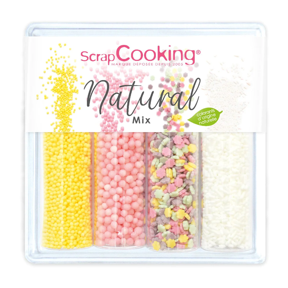 Mix de décors sucrés - teintes naturelles Scrapcooking