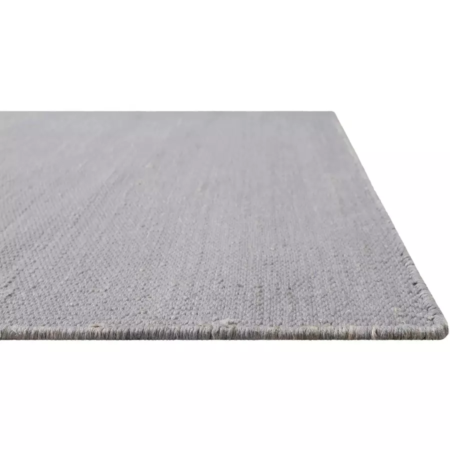 Green Looop Handweb-Teppich Nizza grau