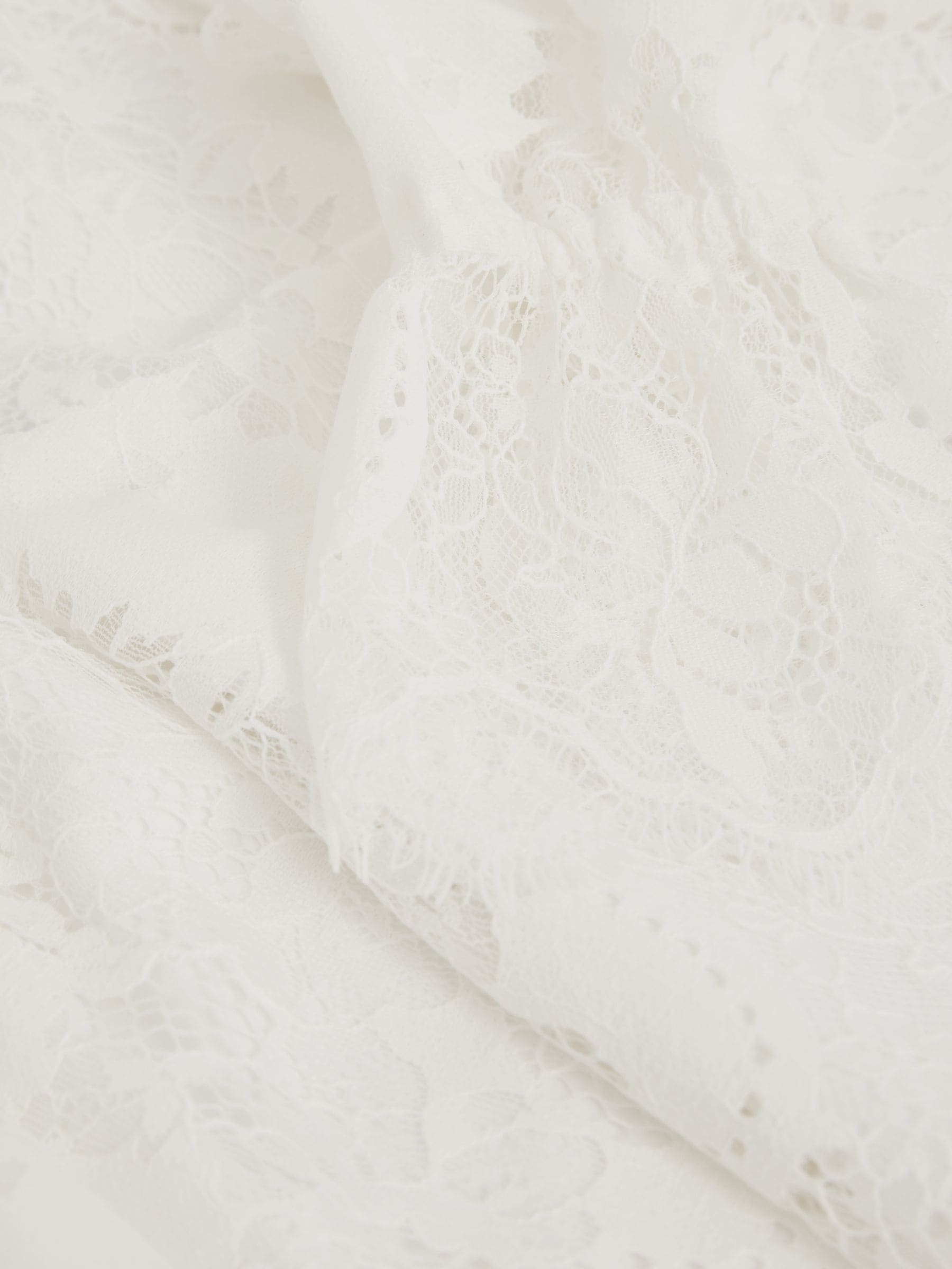 Reiss Emilia Lace Long-Sleeve Top