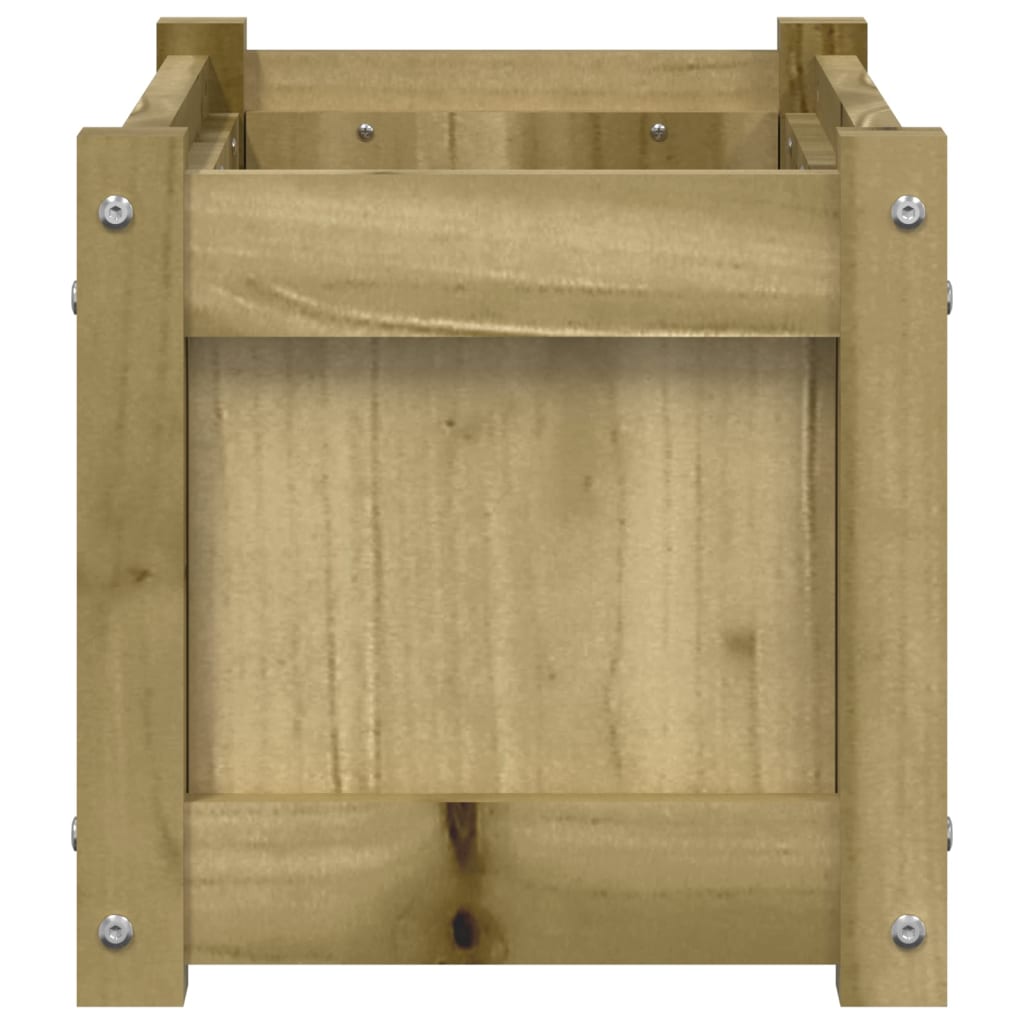 Jardinière 60x31x31 cm bois de pin imprégné