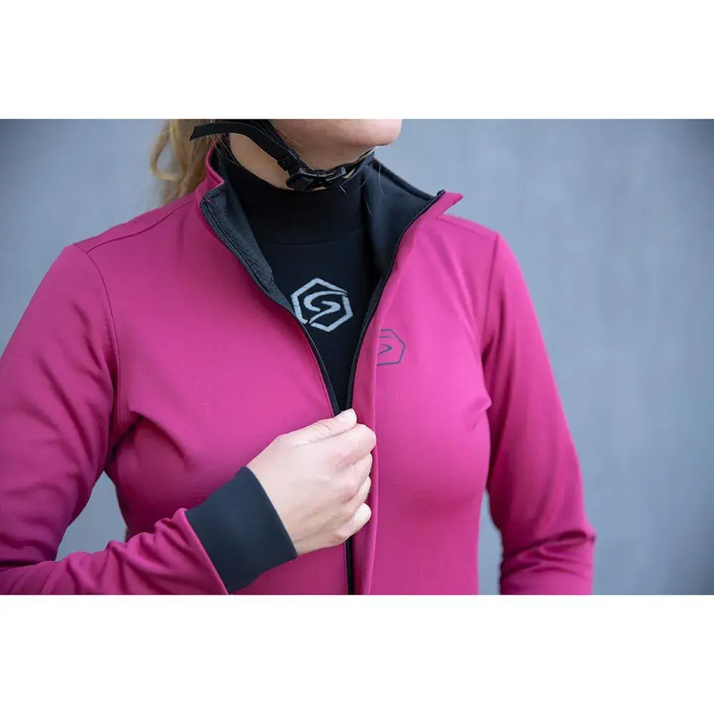 FUTURUM Recycled Thermoshirt Lange mouwen Zwart Dames