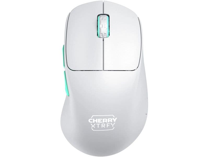 Cherry Gaming-Maus XTRFY M64 Weiss Ultraschnelle ergonomische Gaming-Maus
