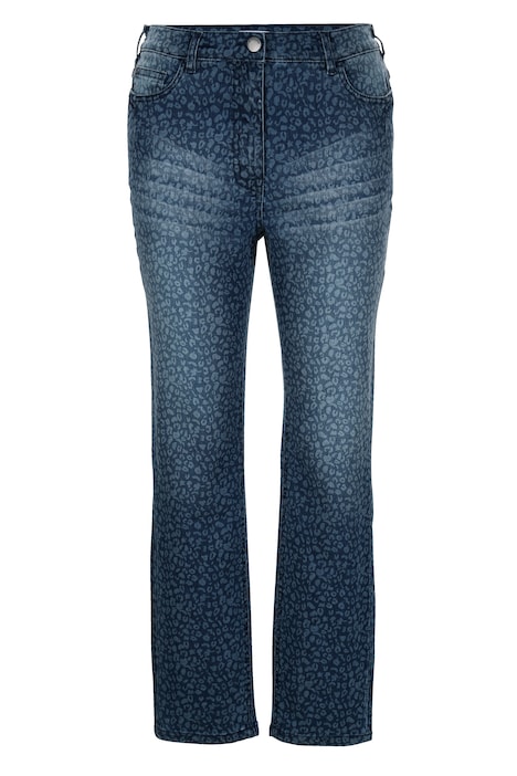 Jeans, Slim Fit, Animalprint, 5-Pocket