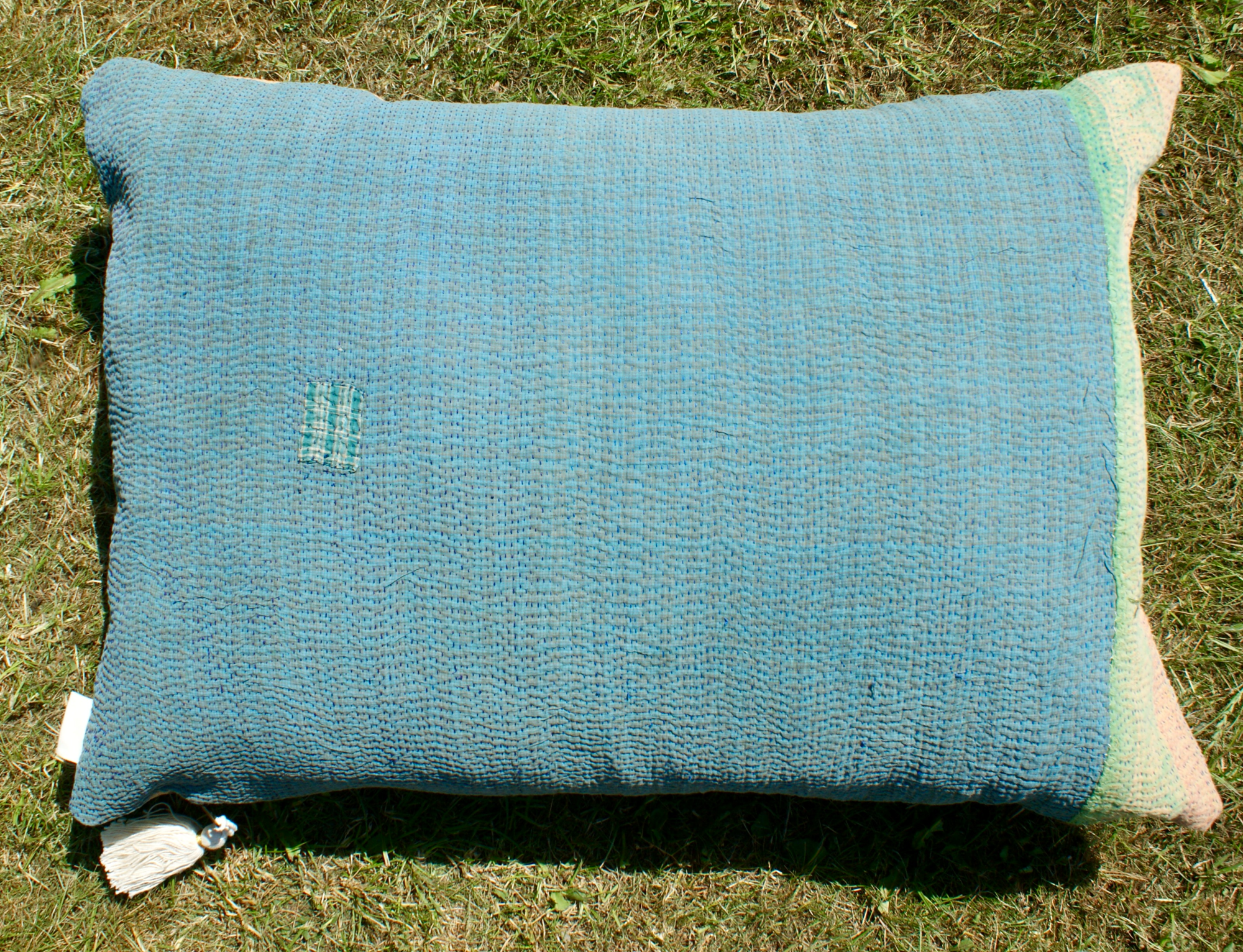 Kussen Kantha vintage 50x70 cm Blue