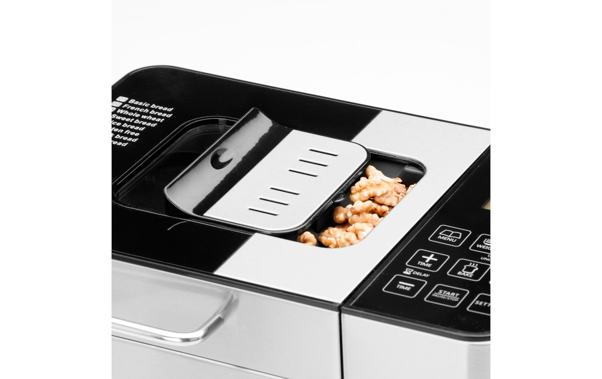 Gastroback Brotbackautomat »»Design Advanced Silberfarben Schwarz« Art.-Nr.: 7290385643« 18 Programme Lieferung mit passendem CH-Fixadapter