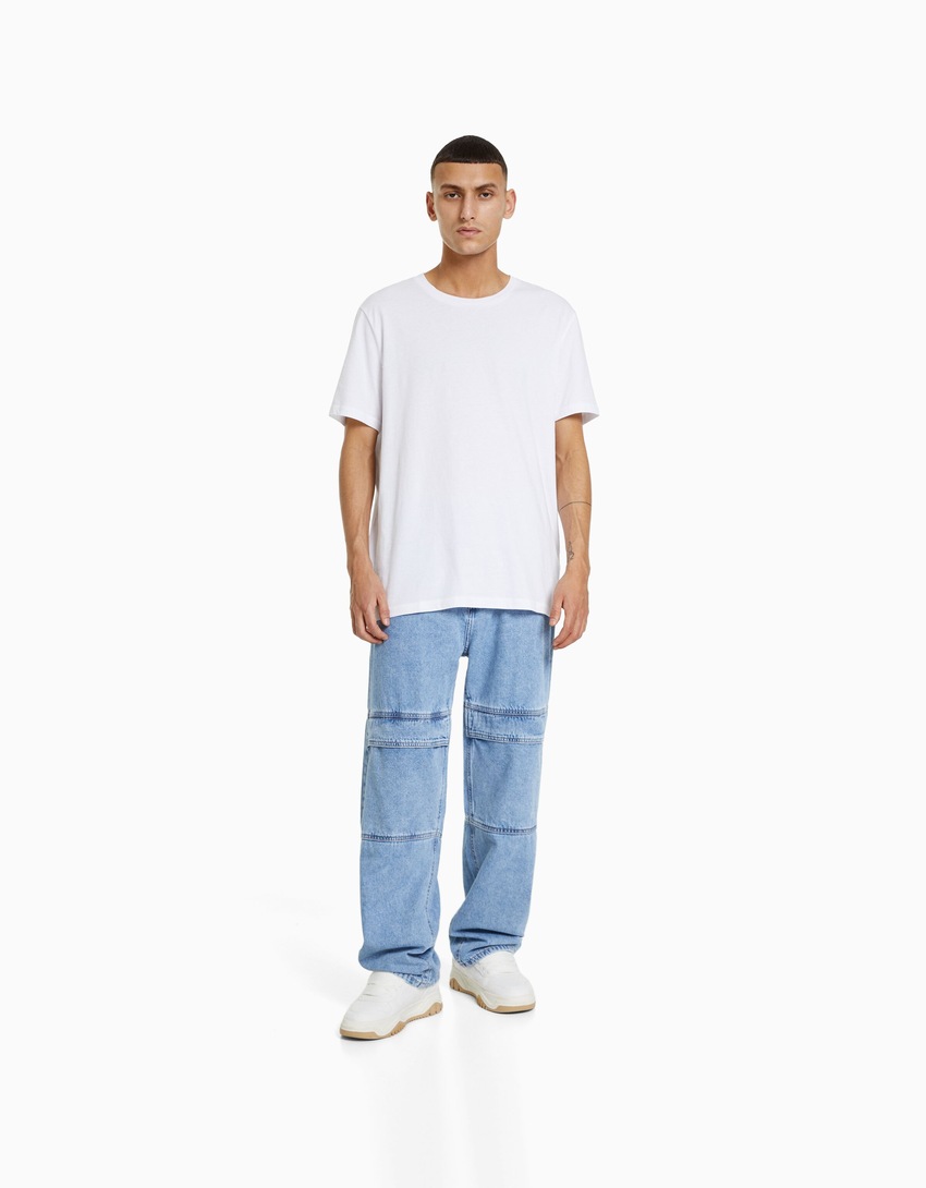 calça cargo folgada para corrida