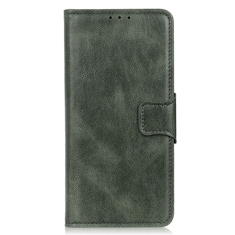 Samsung Galaxy S25 Edge Echtleder Tasche Flip Cover (RFID Schutz) - Dunkelgrün