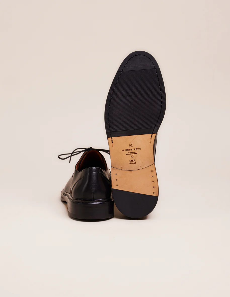 Derbies Edgar - Cuir noir