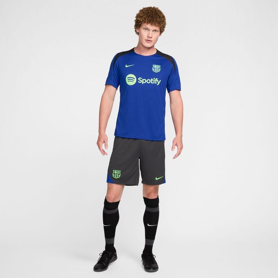 FC Barcelone T-shirt d'Entraînement Dri-FIT Strike 3ème - Bleu Royal/Vert