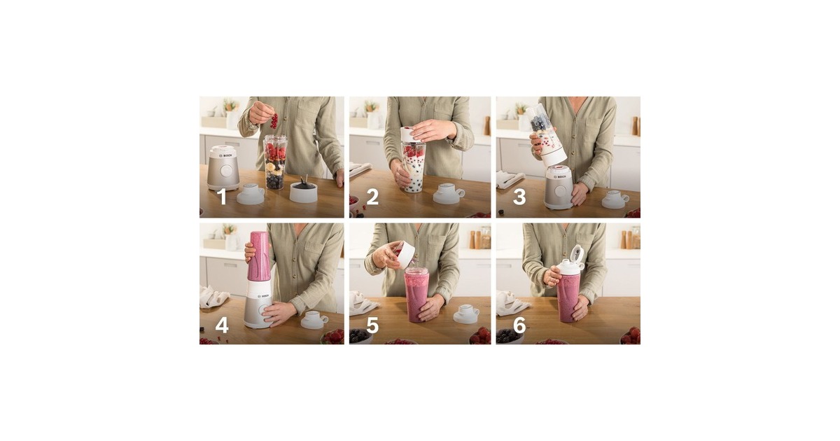 BoschVitaPower MMB2111T blender  (Zilver/wit)