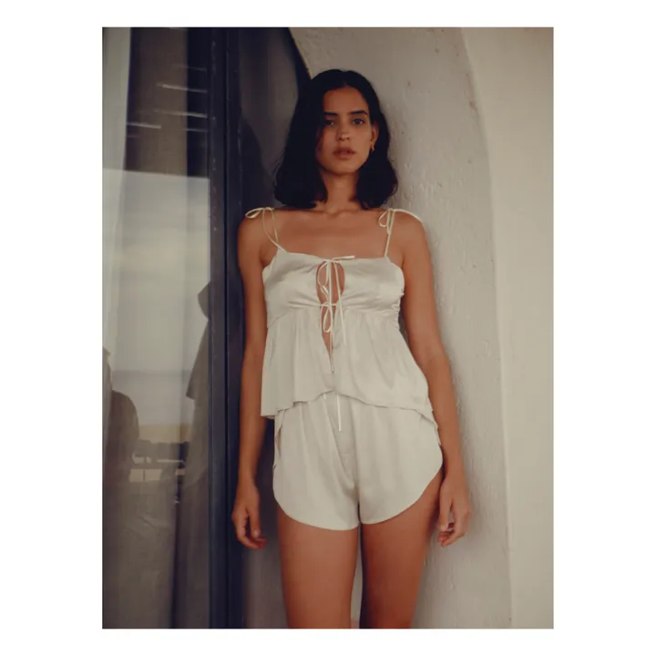 Icone Top Romy Satin | Sable
