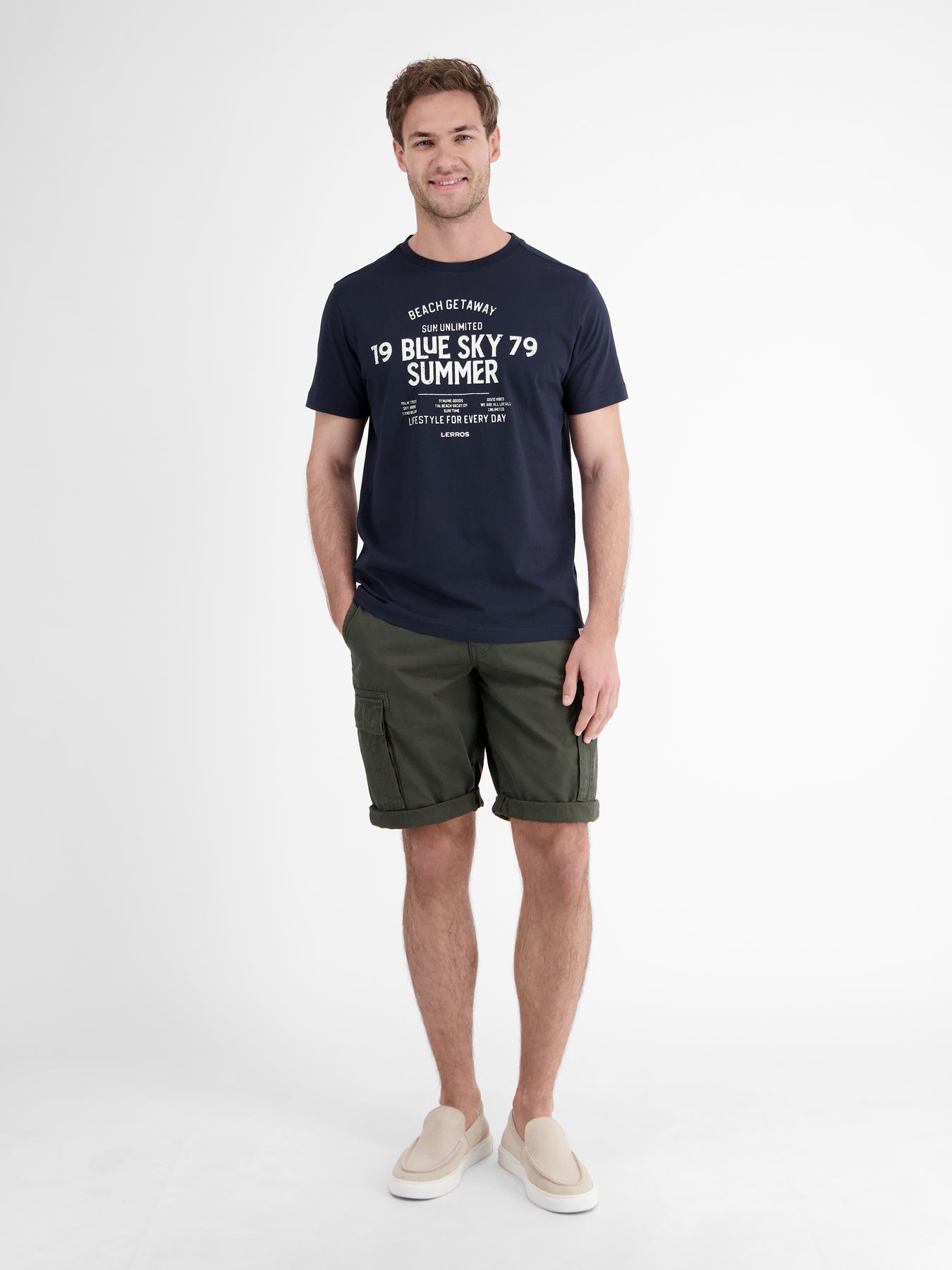 Herren T-Shirt mit Brustprint