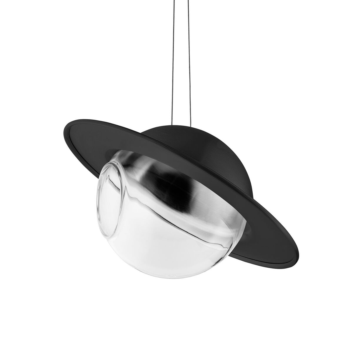 Saturn fuglemater, svart