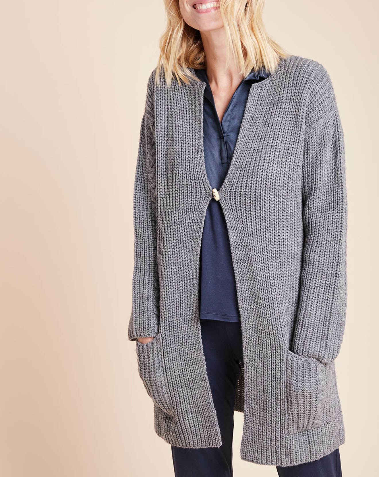 Le Chat Gilet Essentiel gris
