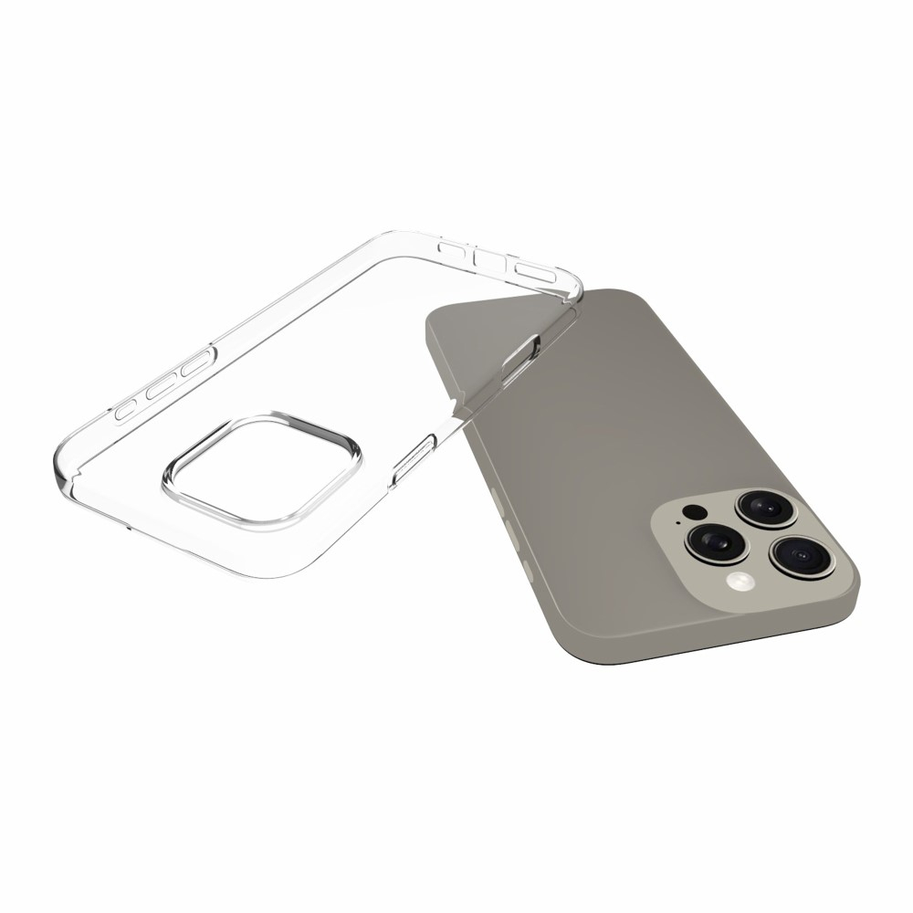 iPhone 16 Pro Max Gummi Case Hülle Slim Design 1.0 mm - Transparent