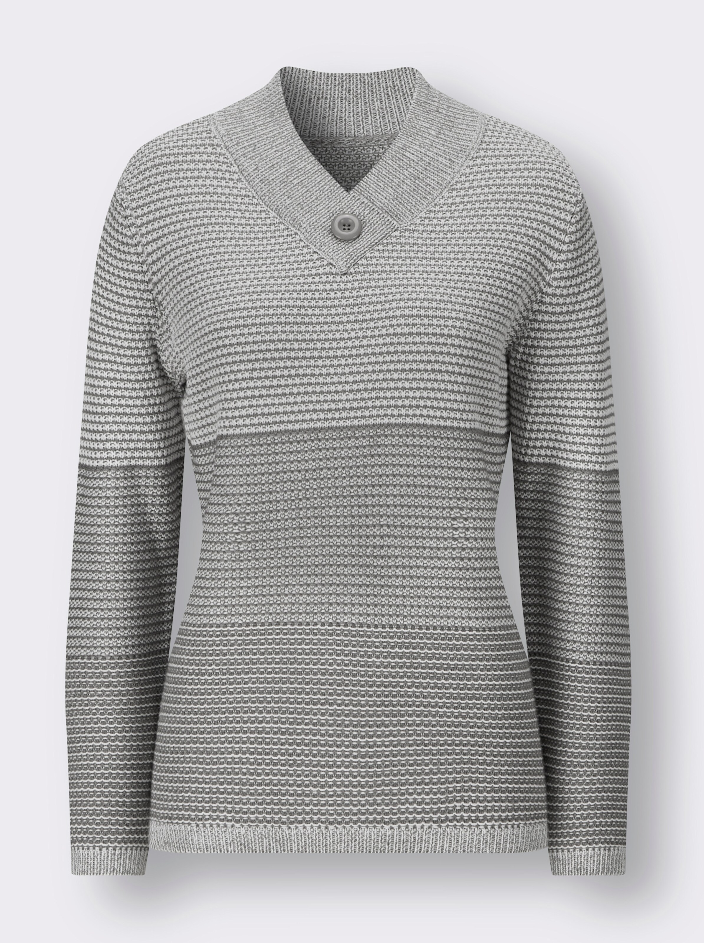 V-Ausschnitt-Pullover
