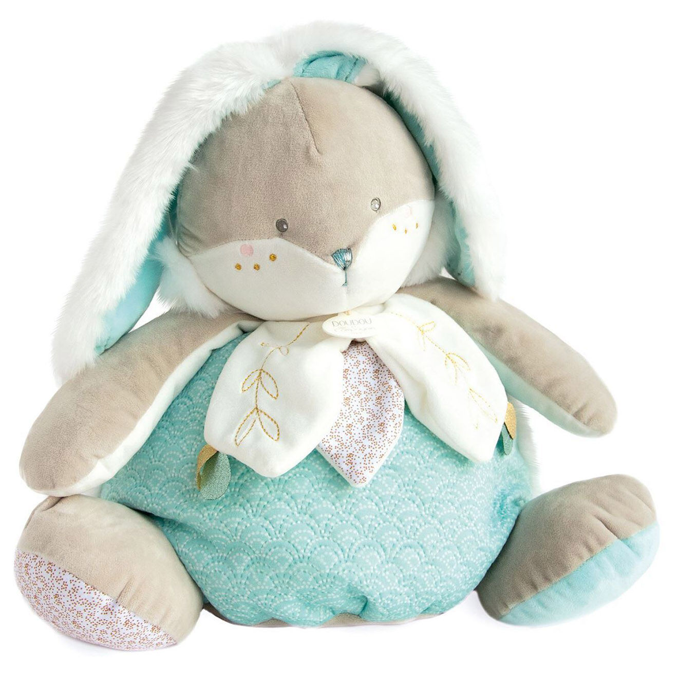 Doudou et Compagnie Range Pyjama Amande Lapin De Sucre vert