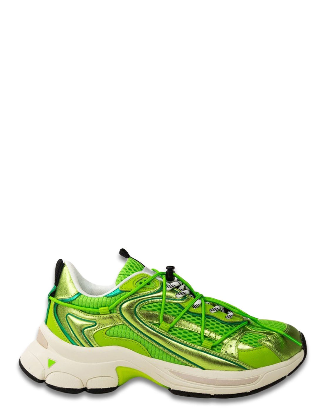 0-105 Baskets de ville Femme Spider Jasmine Vert Cuir