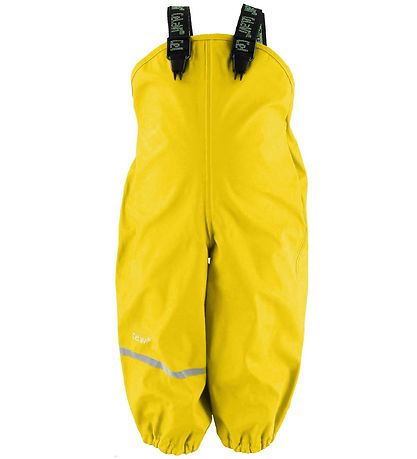 CeLaVi Regenhose - PU - Gelb m. Träger