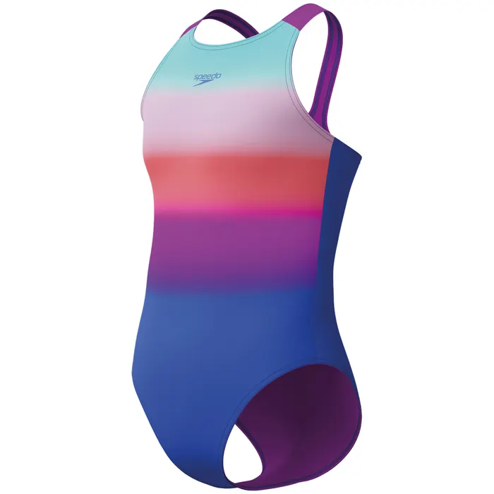 Speedo ECO Printed Pulseback Badpak Meisjes
