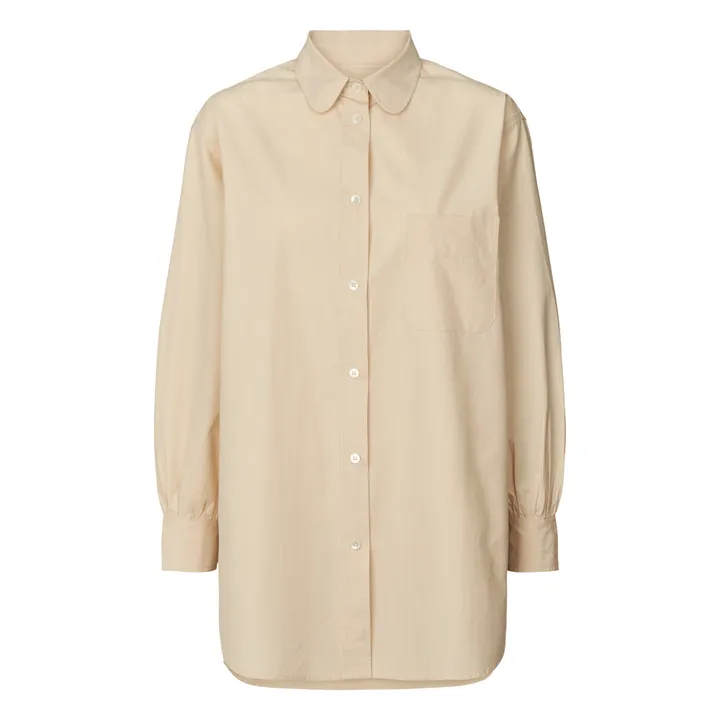 GAI+LISVA Chemise Rosa Popeline de Coton Bio | Sable
