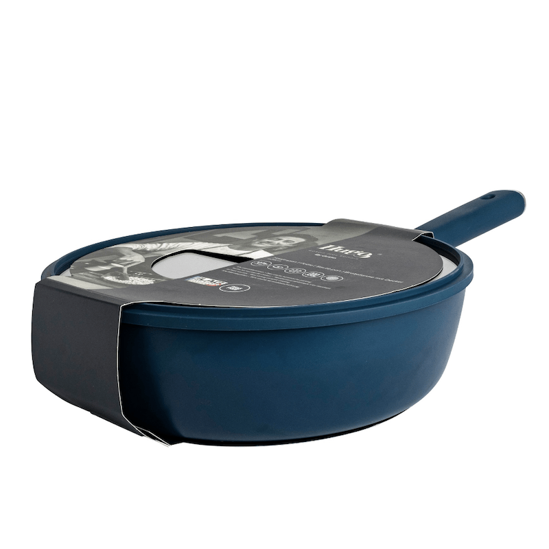 Gusta x Hugo Kennis Hapjespan met deksel Ø28 cm – frying pan with lid