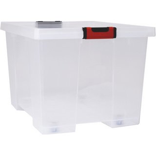 Boîte de rangement CLiPSTOCK, 75 litres, avec roulettes