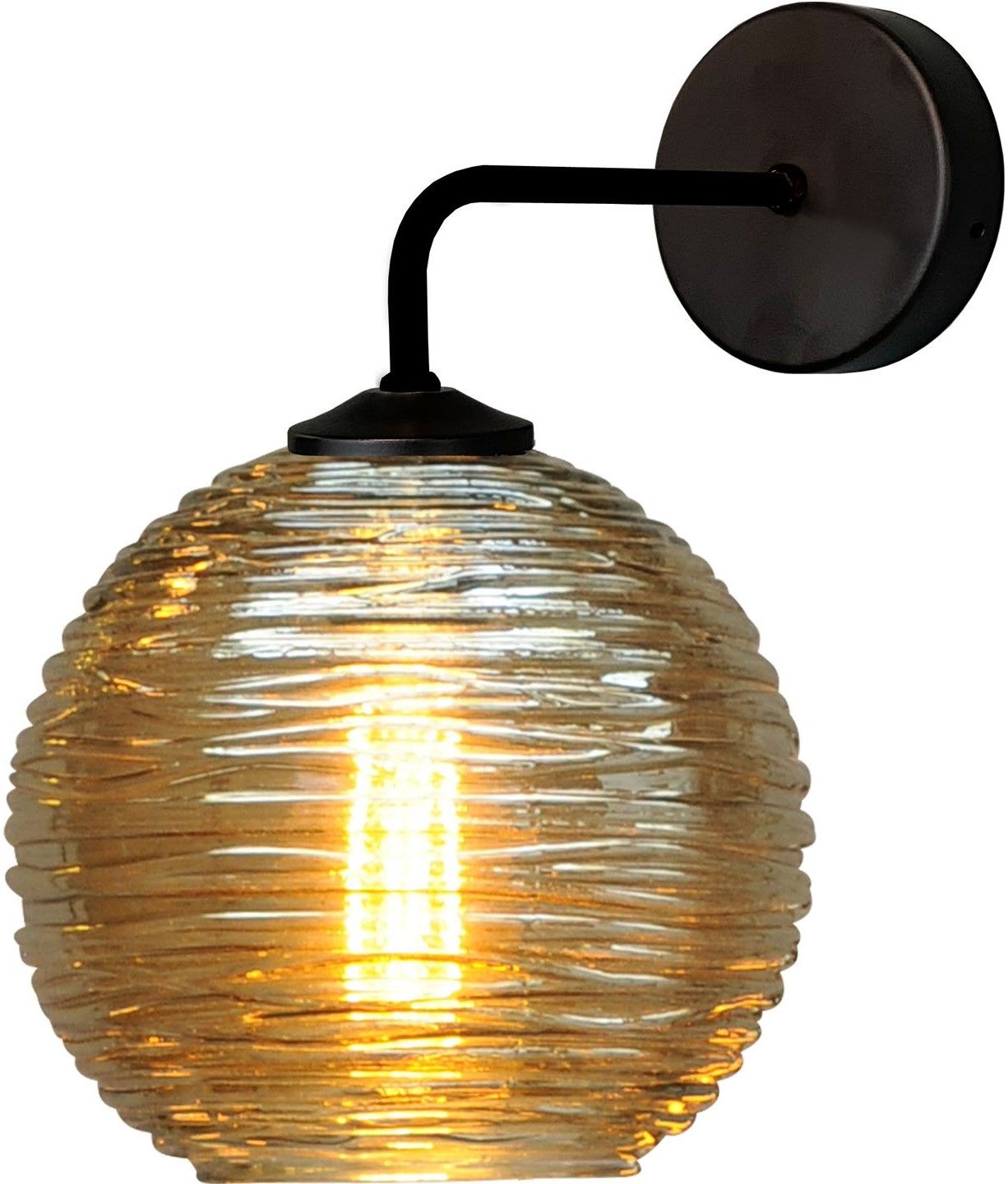 Wandlamp 3260-05-05-6 Quinto Smoke B20 x D30 cm