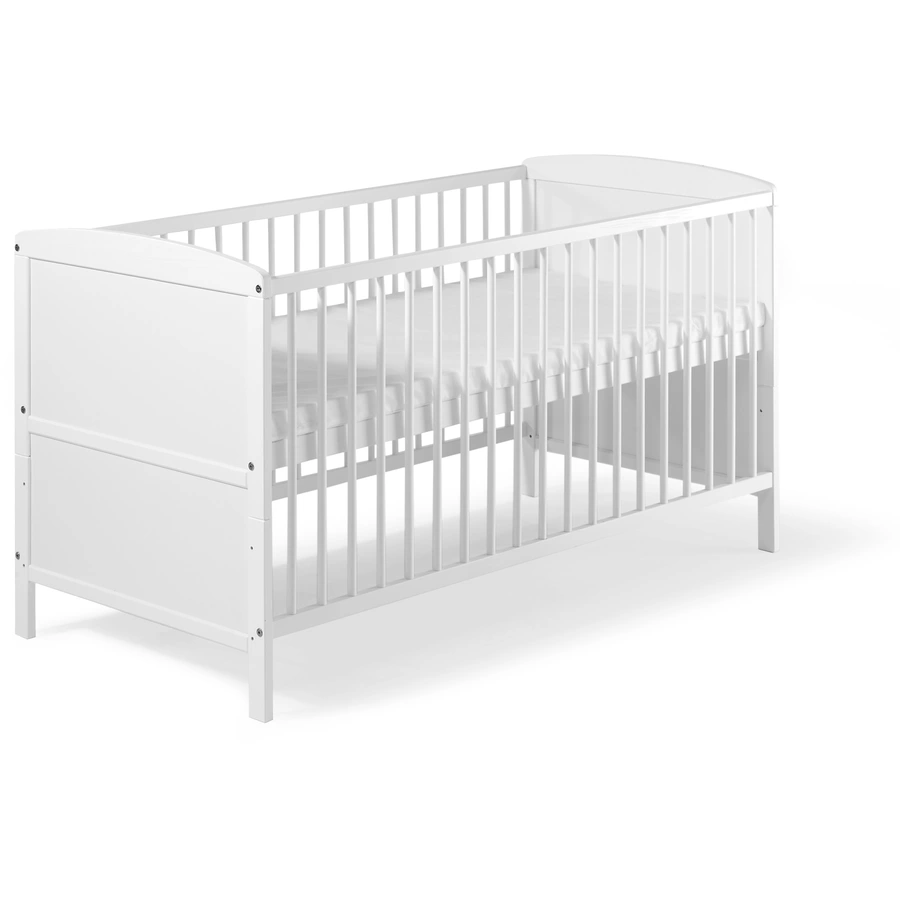 Schardt Komplettbett Conny weiß Sternchen grau 70  x 140 cm
