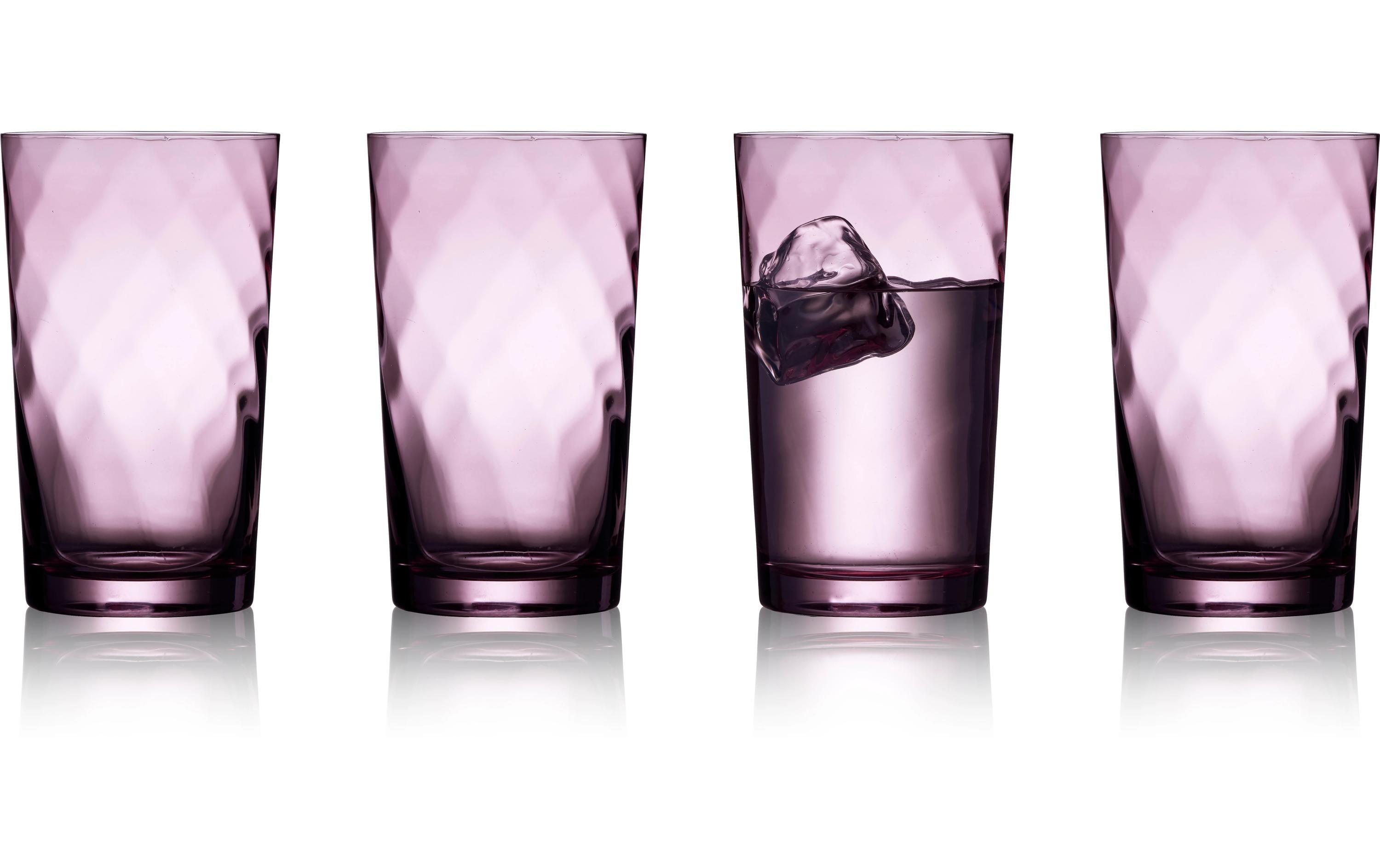 Longdrinkglas Vienna Lila, 4 Stück, 45 clElegante Highball-Gläser